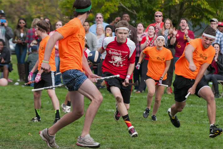The annual Quidditch tournament is one of the highlights of the Harry Potter Conference.