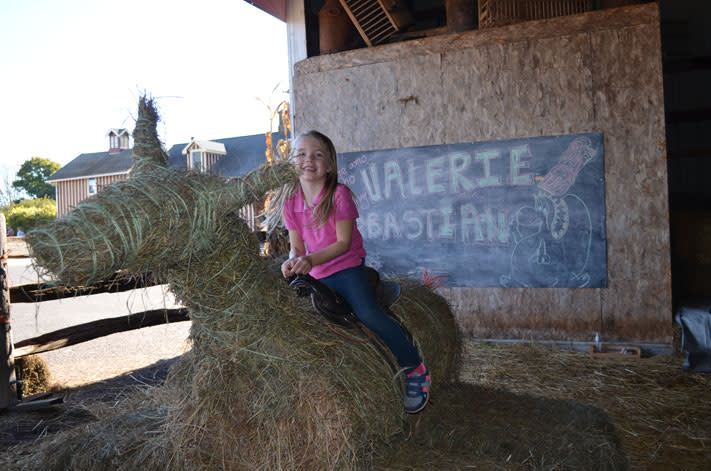Northern Star Farm also offers real horse rides for kids during Fall Fest Weekends.