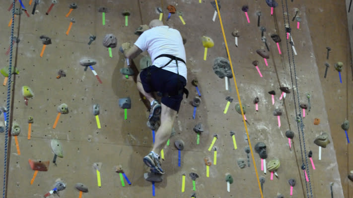 Can you reach the top at the Philadelphia Rock Gym?
