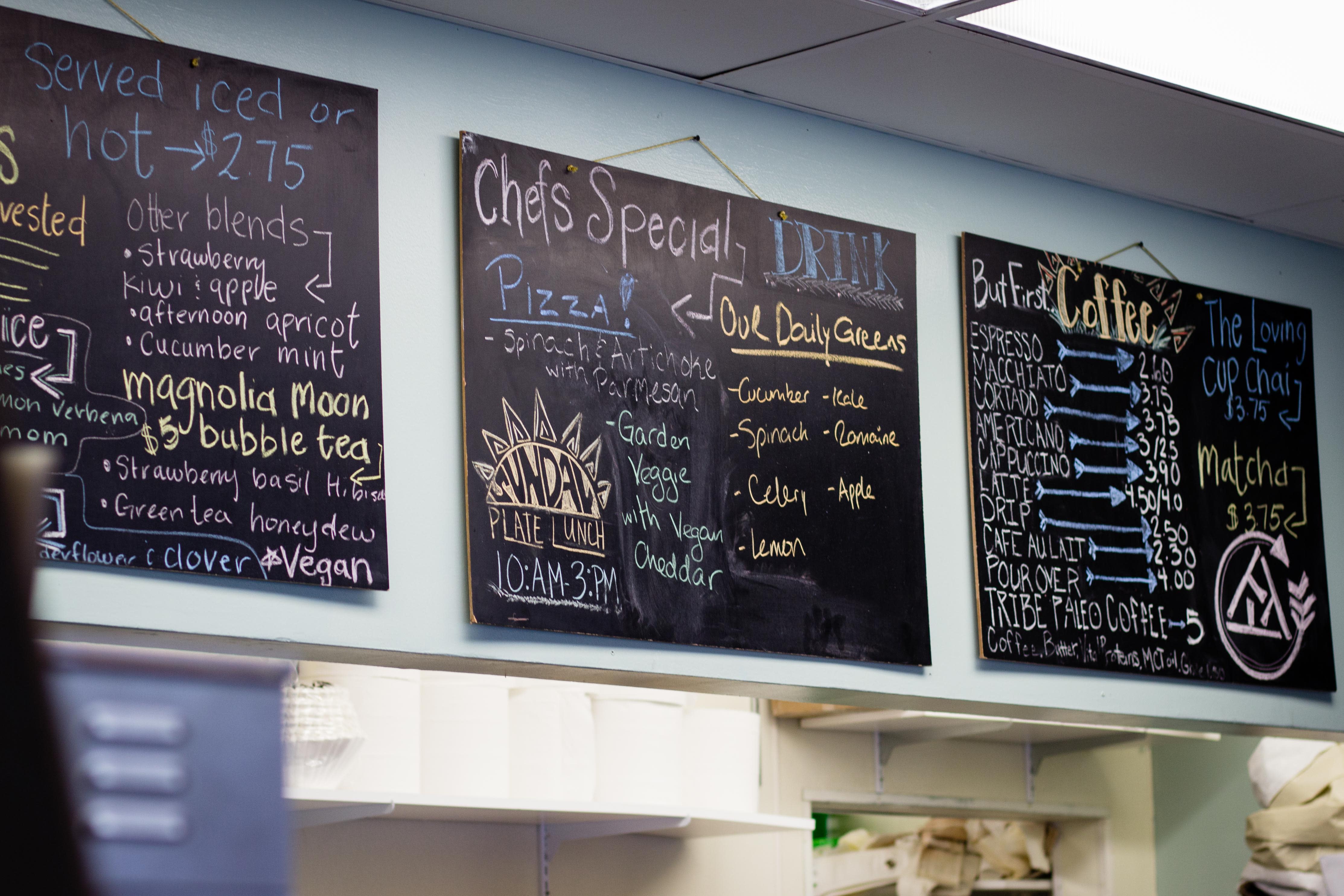 Tribe Collective Menu