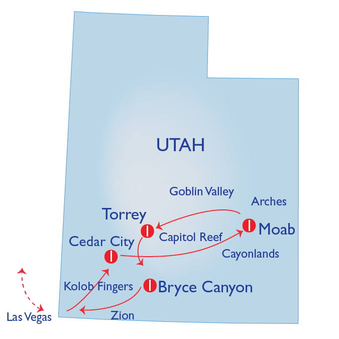 utah road trips from las vegas