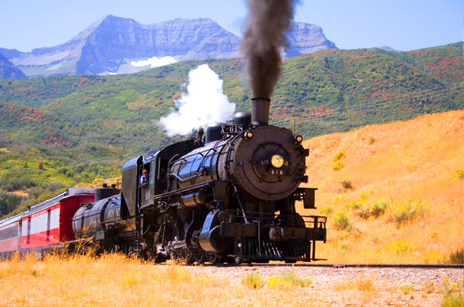 The Epic Utah Valley Spring Bucket List - Train through Provo Canyon