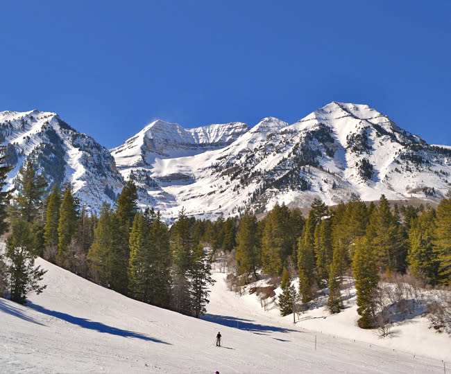 Mount Timpanogos Views at Sundance Mountain Resort - Winter Snow