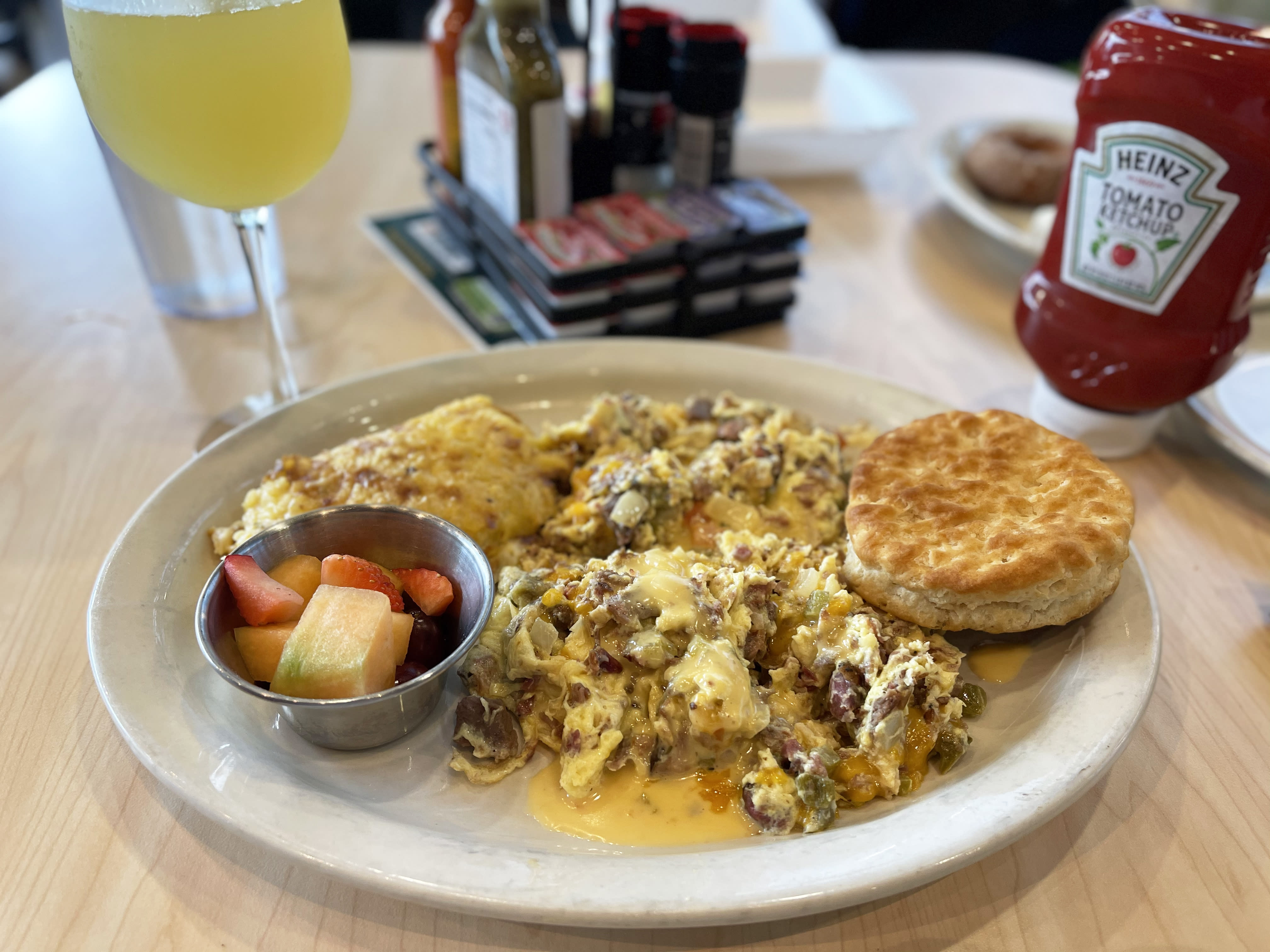 breakfast spread from toasted yolk