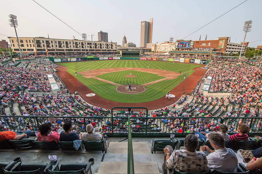 Tincaps - Parkview field - evening