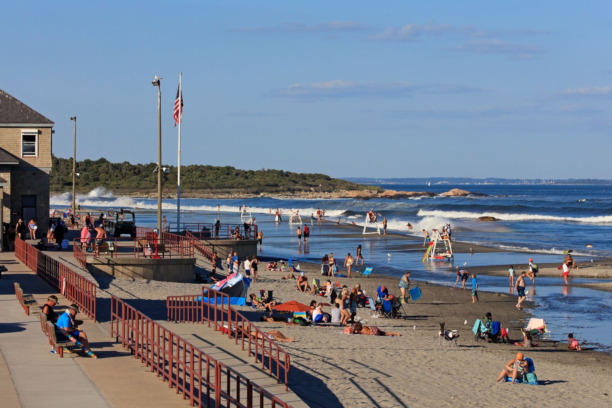 Narragansett Beach Elle Decor