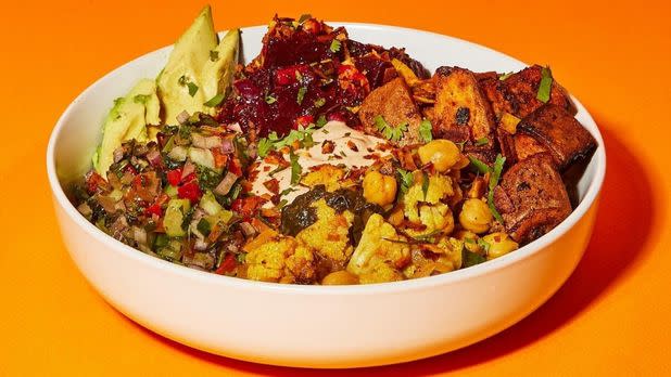 Bowl filled with assorted vegetables
