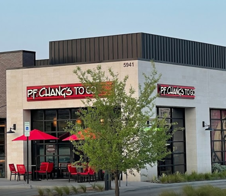 Front Of P.F. Changs In Irving, TX