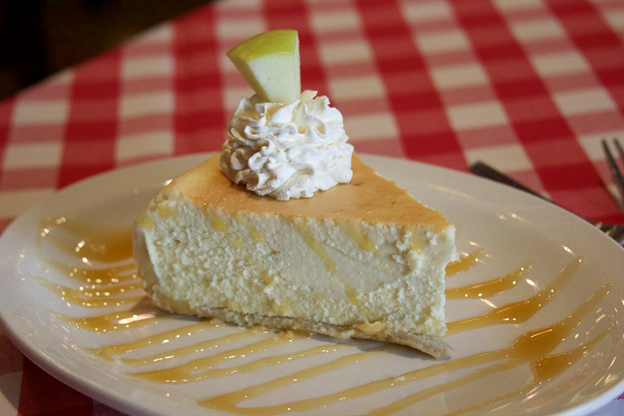 Caramel Apple Cheesecake From Grimaldi’s In Irving, TX
