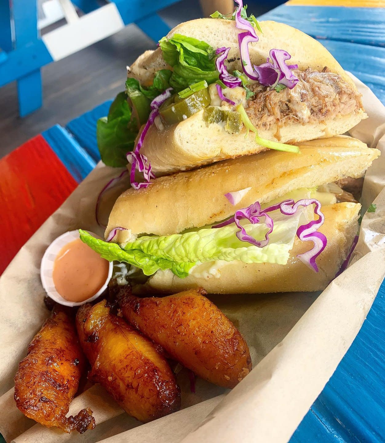 A Cubano sandwich from Cali N' Titos. Photo by: @mouthinthesouth