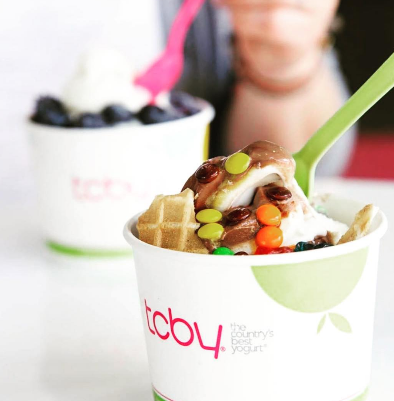 Frozen Yogurt And Waffles From TCBY In Irving, TX