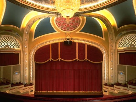 View from the balcony of the Orpheum Theatre in Minneapolis, MN