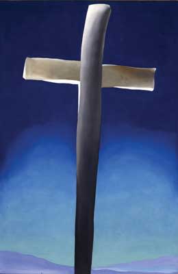 Georgia Okeeffe Grey Cross