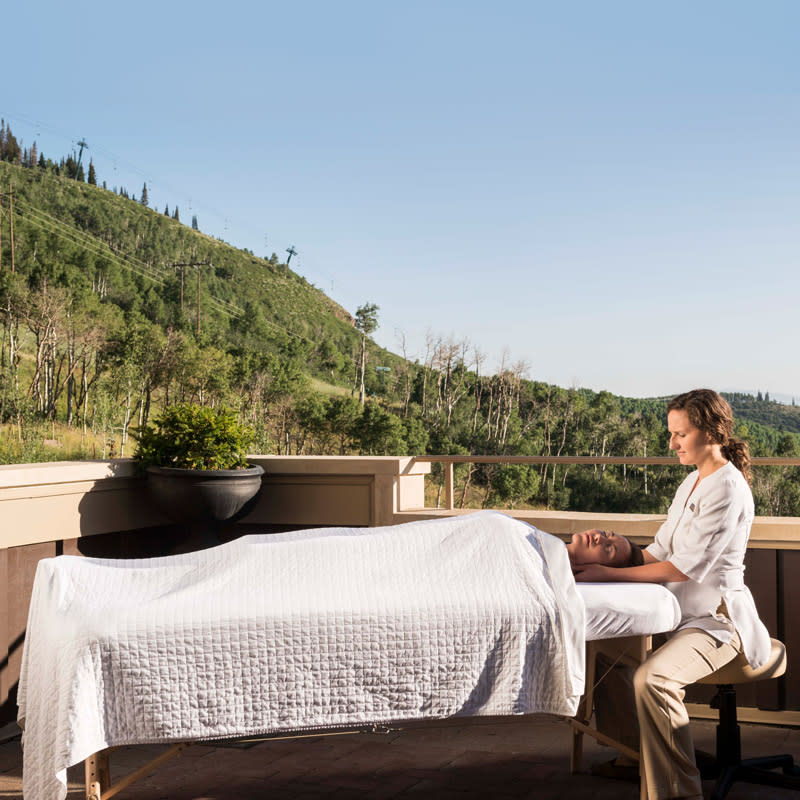 Spa-style massage at Park City resort