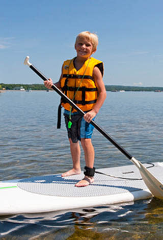 Paddleboarding in Cayuga County