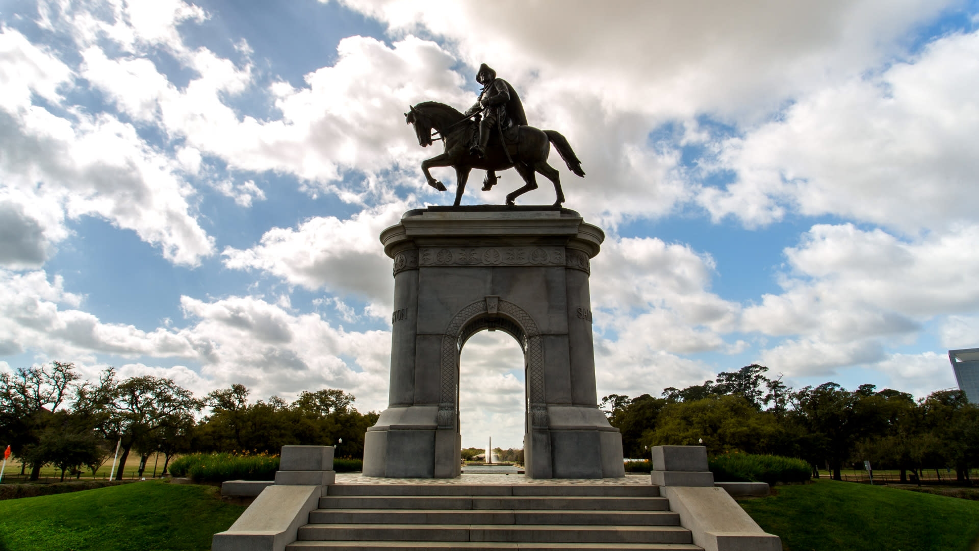 Sam Houston Statue at Museum District