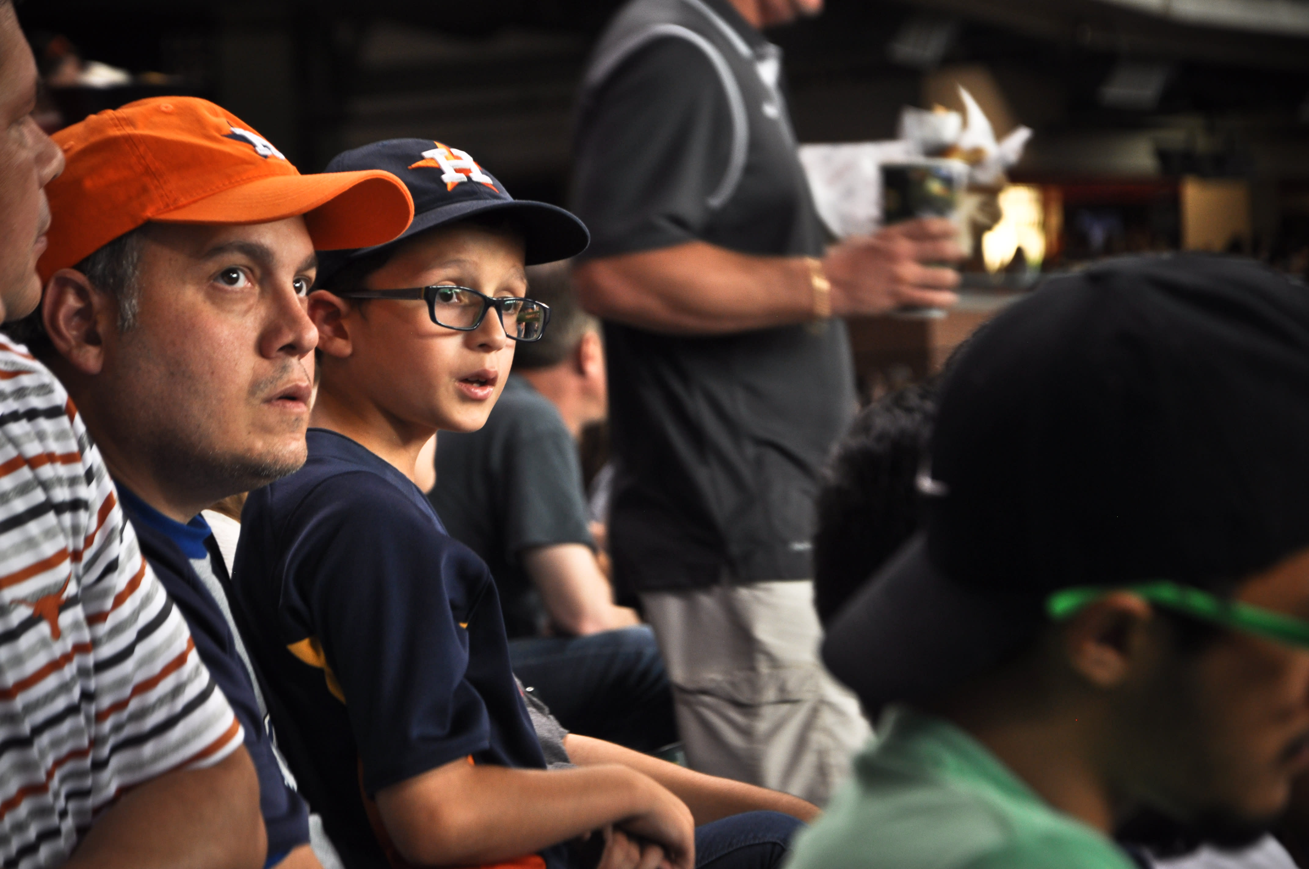 Texas Astros Fans in Crowd