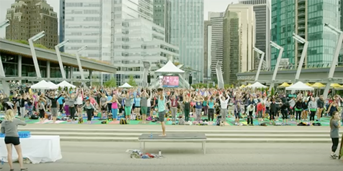 Yoga at Jack Poole Plaza Yoga at Jack Poole Plaza