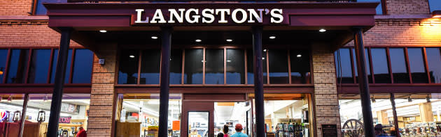 Exterior Entrance of Langston