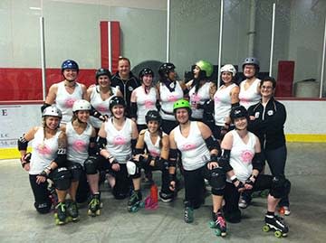 The Lansing Derby Vixens are making an impact, both on the community, and on opponents faces...Awesome.