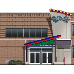 Rendering of new entrance