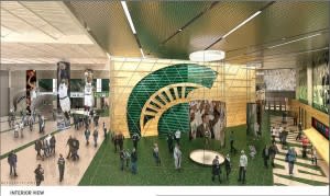 Among the new changes to the Breslin Center will be an impressive entry area featuring an MSU Basketball Hal of Fame.