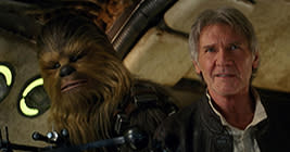 So awesome! Han and Chewie are back! I won't ask Han, but I need to know Chewie's age-defying secret. He looks amazing!