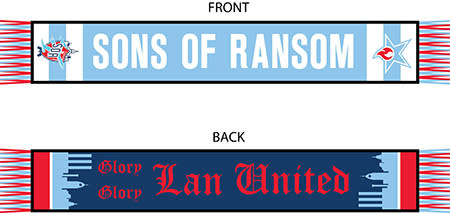 This is the cool Lansing United scarf you can give to your friend or family member. Trust me, they'll love it.