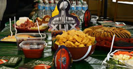 The best part of the Super Bowl is the food. Hey, you're not playing in the game, so put on comfy pants and eat until you have to lay down for a while.