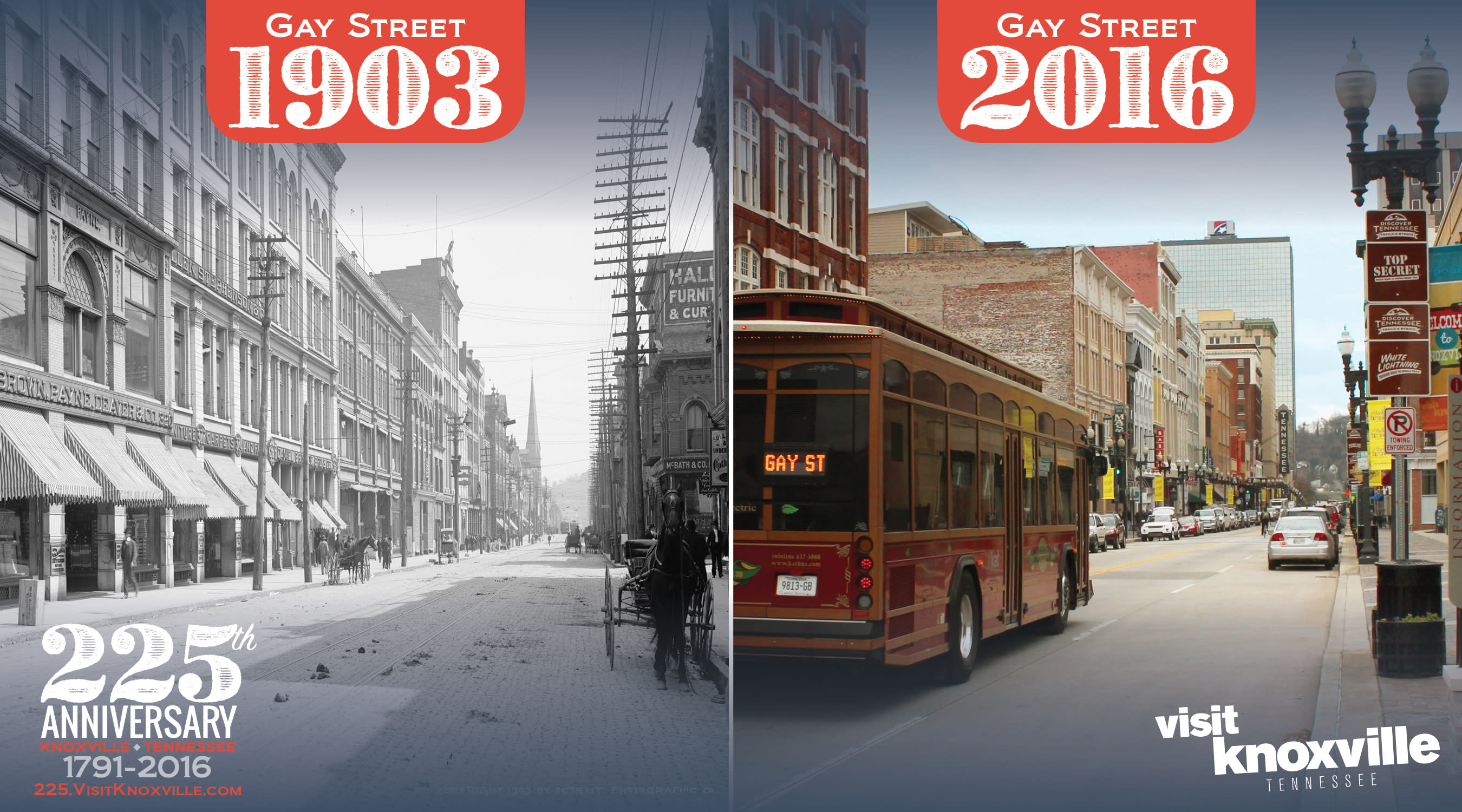 Gay Street 225 now and then 