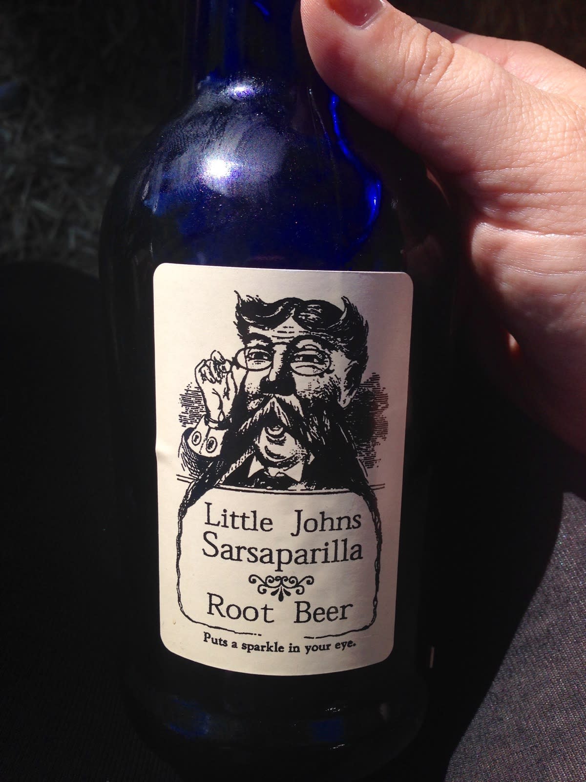 Root beer and Sarsaparilla are bottled in unique bottles, and one of the main attractions at the festival.