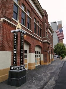 The Firefighters Museum Entrance on Washington Blvd