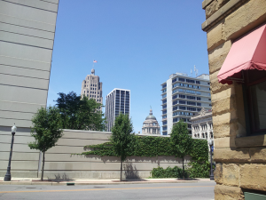Downtown Fort Wayne is comfortortable easy to navigate.