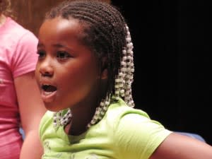 A young voice & member of Fort Wayne Children's Choir's Apprentice Choir