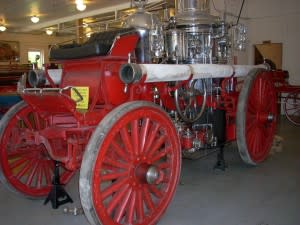 Steamer that would have been pulled by horses.