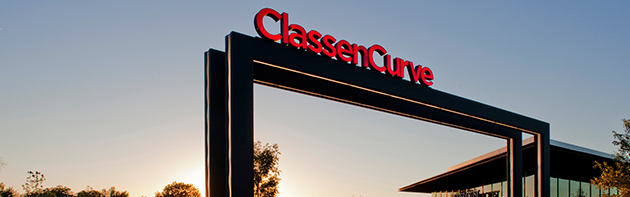 Image of the Classen Curve sign in the Western Avenue District of Oklahoma City