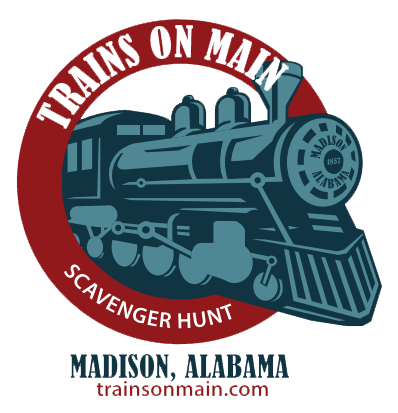 Trains on Main Scavenger Hunt logo