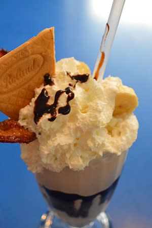 Milkshakes at Monty’s Blue Plate Diner