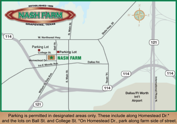Directions Map Nash Farm