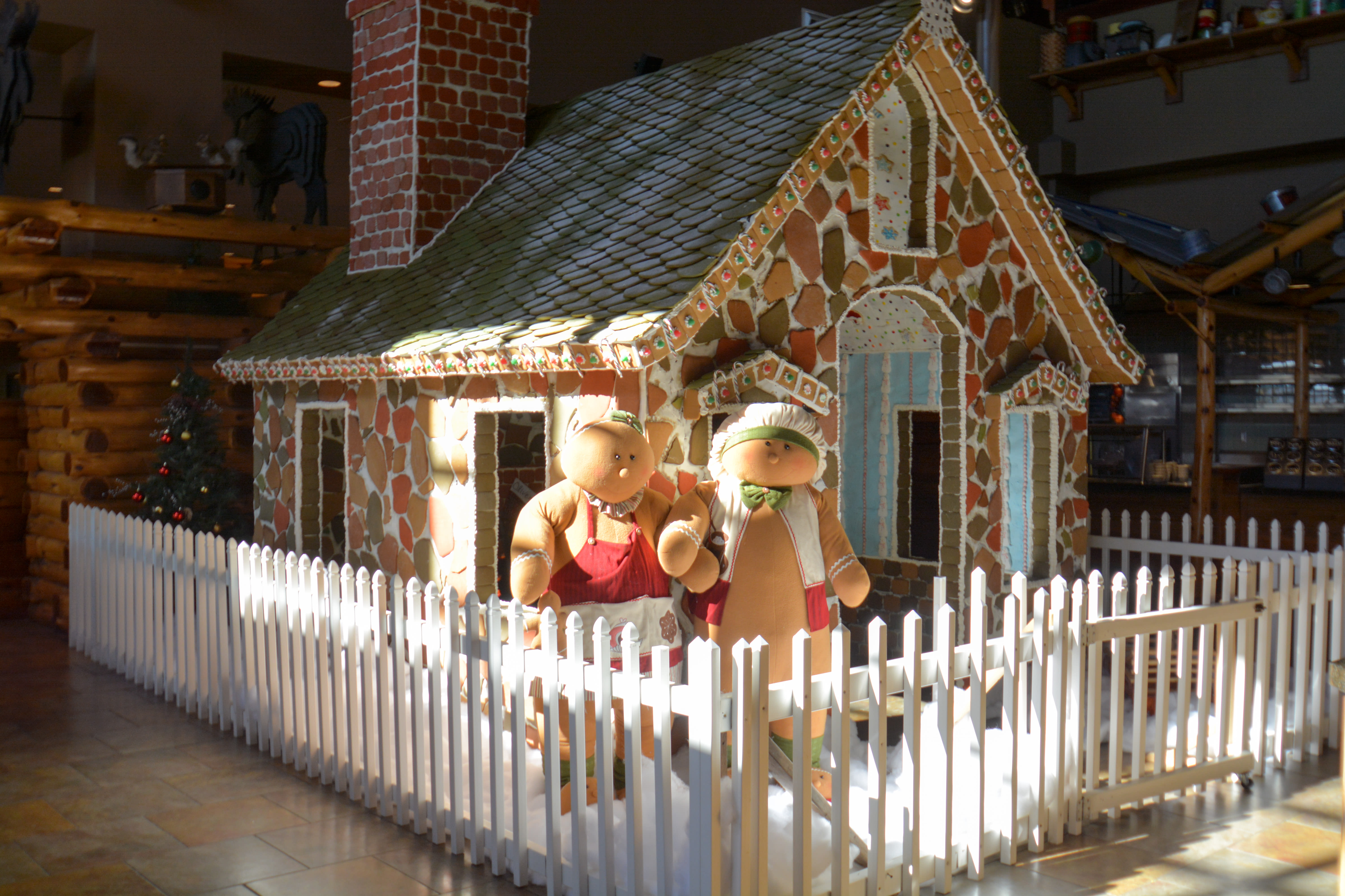 A Look at the Life-Size Gingerbread House at Great Wold Lodge in Grapevine A Look at the Life-Size Gingerbread House at Great Wold Lodge in Grapevine