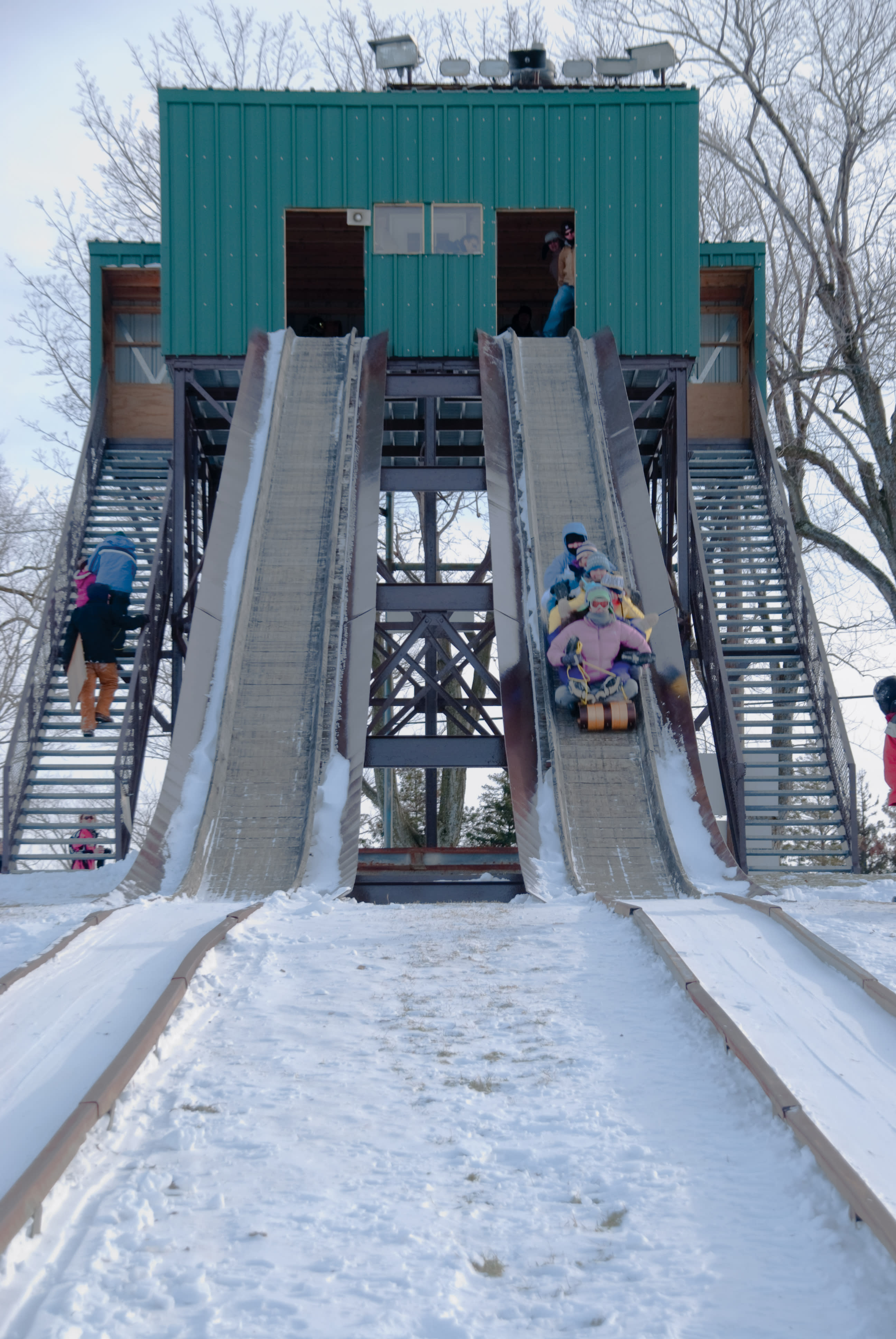 Chestnut Ridge Tobogganing - Photo by Jim Bush Chestnut Ridge Tobogganing - Photo by Jim Bush