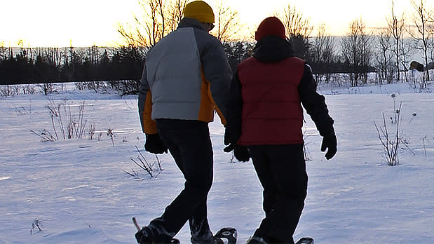 Snowshoeing- Adirondacks near Saranac Lake - Photo by NYS ESD