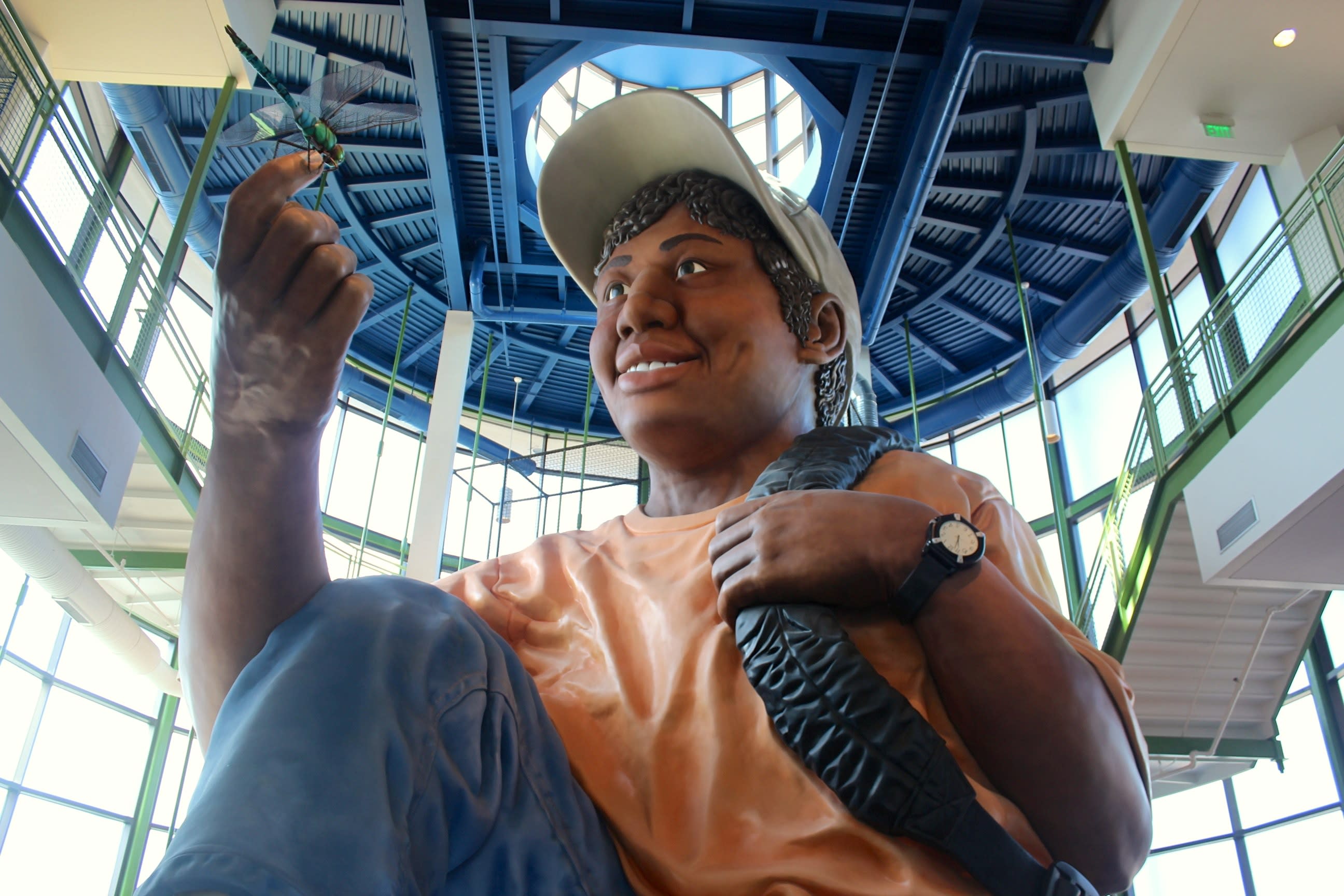 EdVenture Children's Museum - Eddie Eddie the giant child at EdVenture Children's Museum