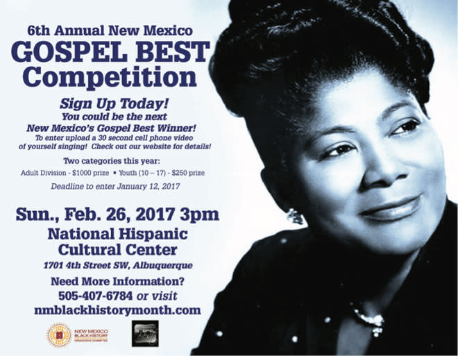Gospel Best Competition during the Black History Month Festival in Albuquerque, New Mexico