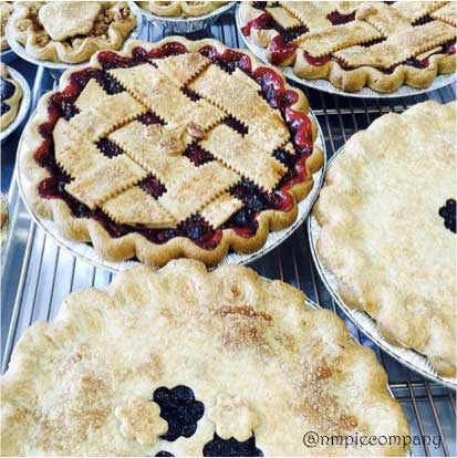 Seasonal pies at New Mexico Pie Comany Seasonal pies at New Mexico Pie Comany
