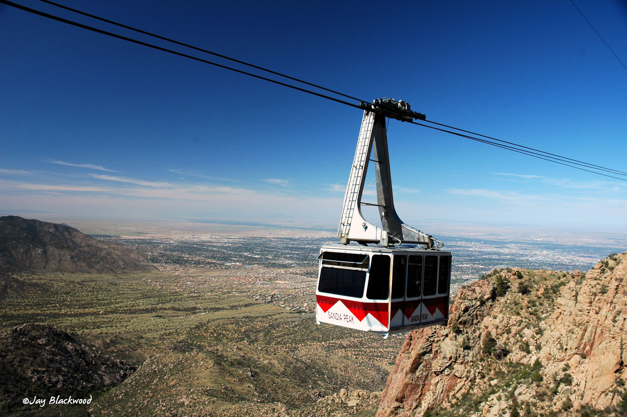 Sandia Peak Aerial Tramway in Albuquerque