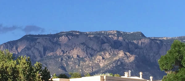 Sandia Mountains in Albuquerque 