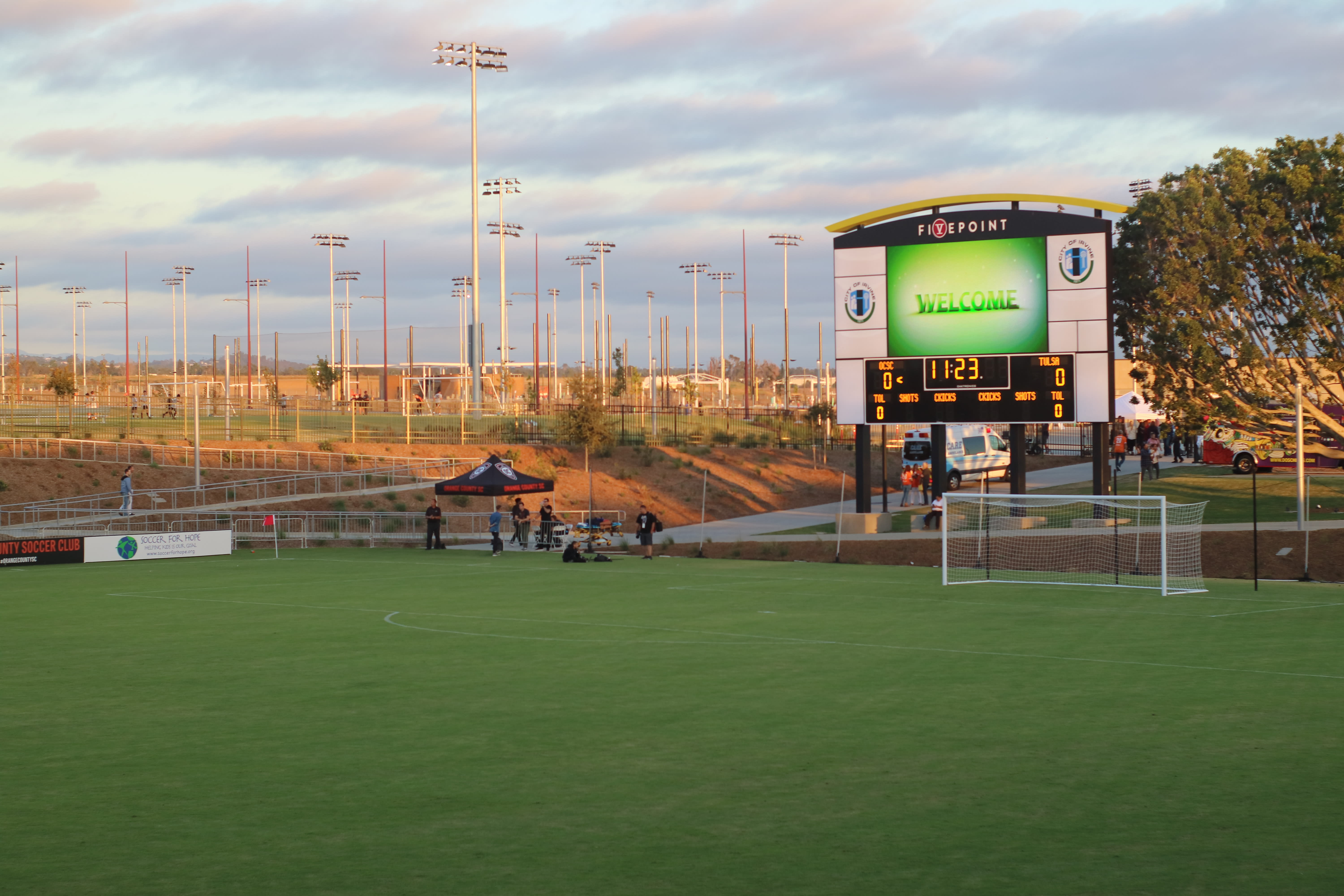 Soccer Field Scoreboard