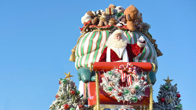 Santa on Parade Float