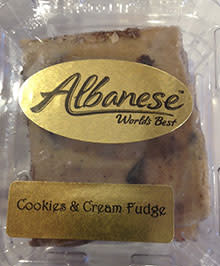 Cookies & Cream Fudge from Albanese Cookies & Cream Fudge from Albanese